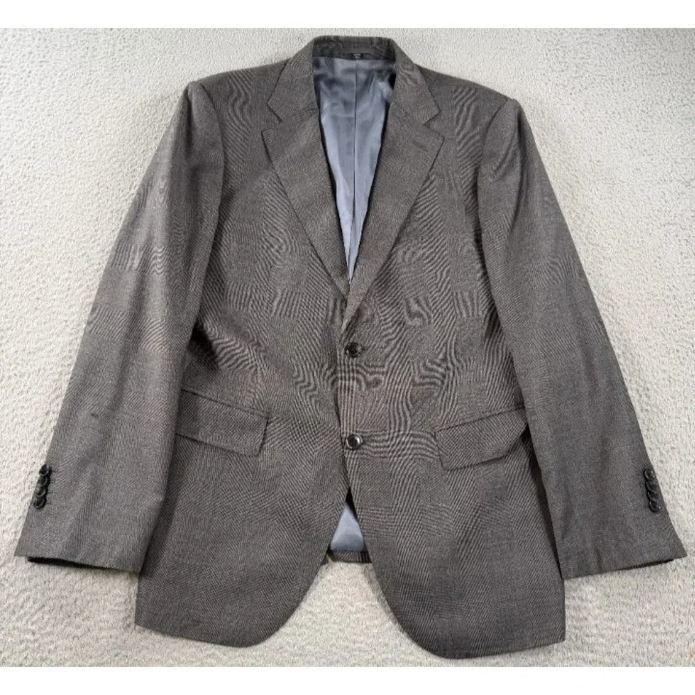 Suitsupply Blazer Sport Coat Mens 40R Gray Pure Wool Vitale Barberis Canonico